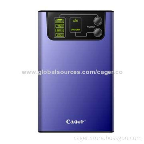 Cager 15,600mAh Portable Power Bank Charger with Wi-FiNew